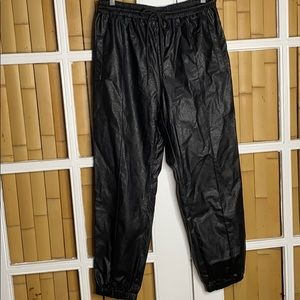 Fate faux leather joggers